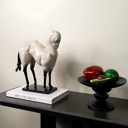 Retro Horse Figurine Tabletop Decorative Accent