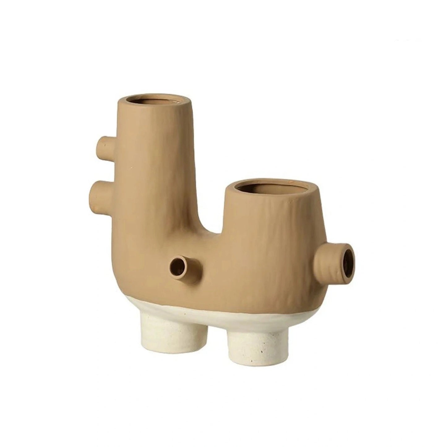 Straight-Tube Shape Handmade Flower Vase