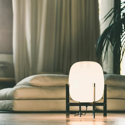 Nordic Style Portable Table Lamp with Leather Handle
