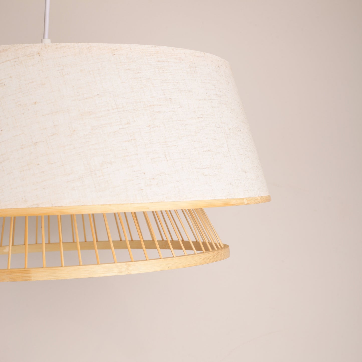 Natural Bamboo Pendant Light Shade