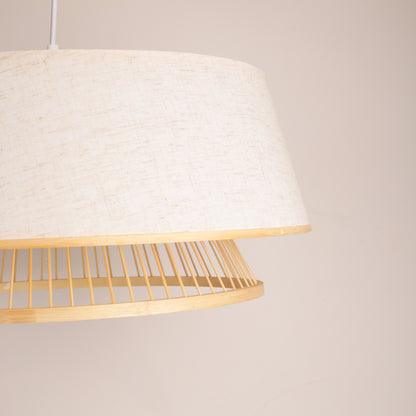 Natural Bamboo Pendant Light Shade