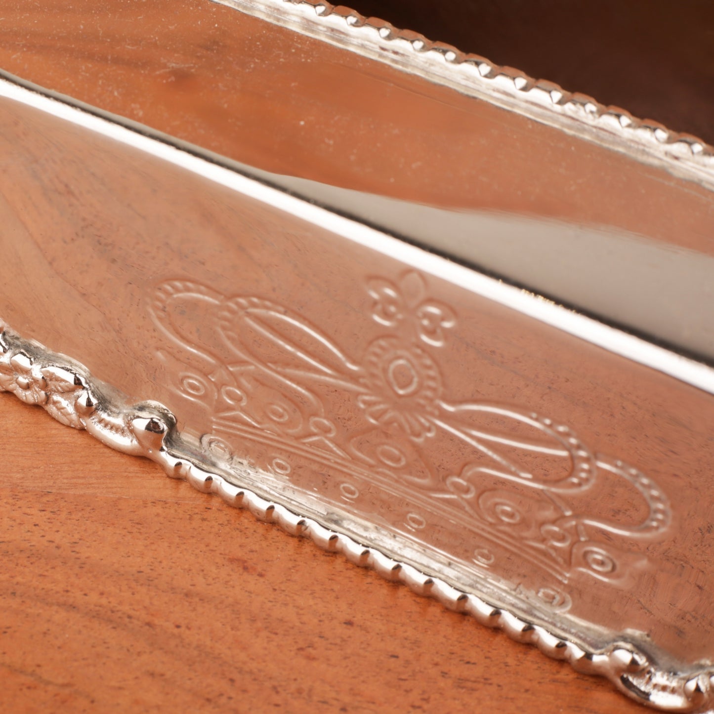 Silver Metal Tissue Box