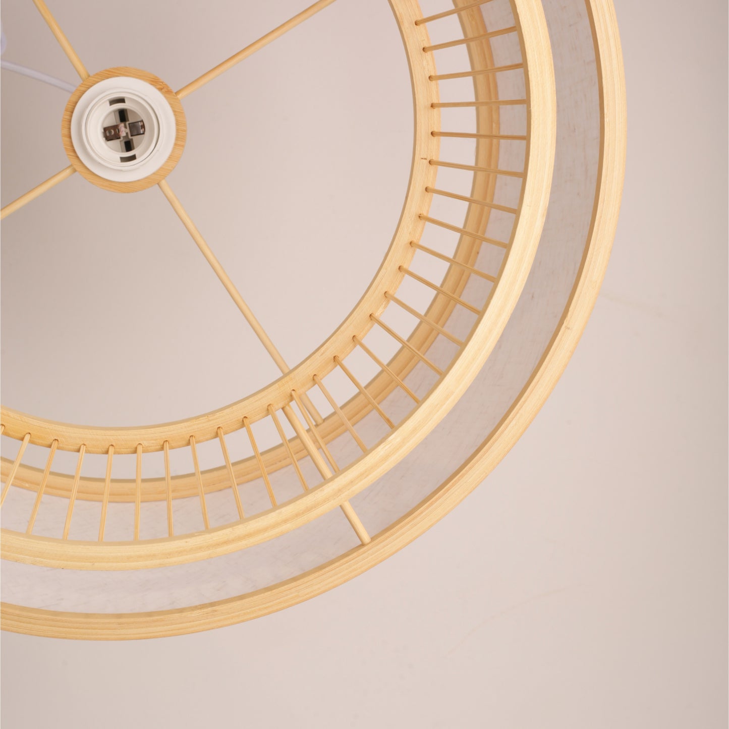 Natural Bamboo Pendant Light Shade
