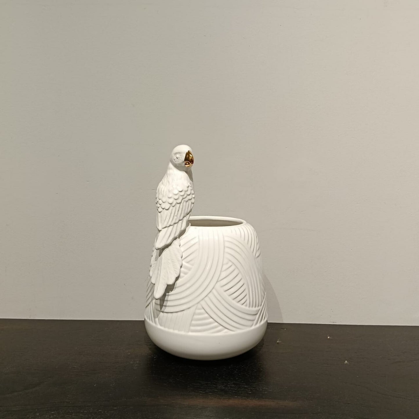 Handmade Animal Carving Decoration Flower Vase