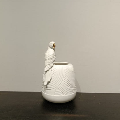 Handmade Animal Carving Decoration Flower Vase