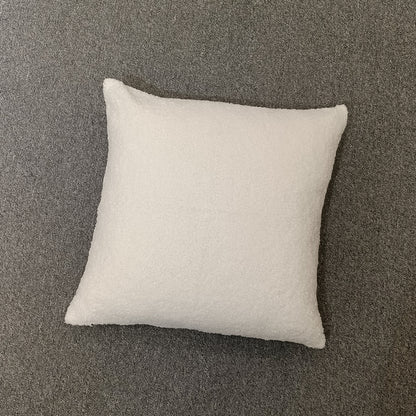 Leopard Embroidery Cushion Cover, Backside In Plain