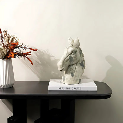 Horse Head Animal Figurine