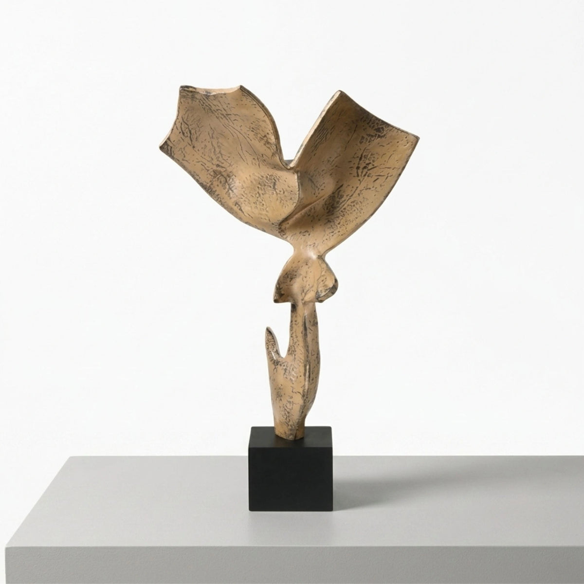 Brown Flying Antlers Decorative Figurine