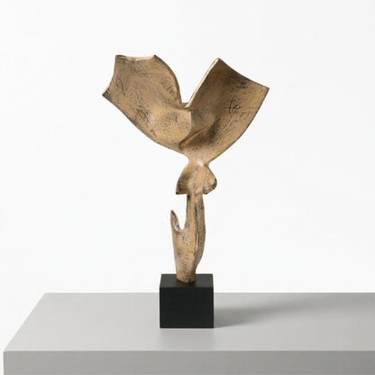 Brown Flying Antlers Decorative Figurine