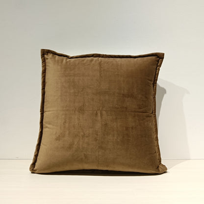 Knit Check Cushion Cover, Backside In Plain