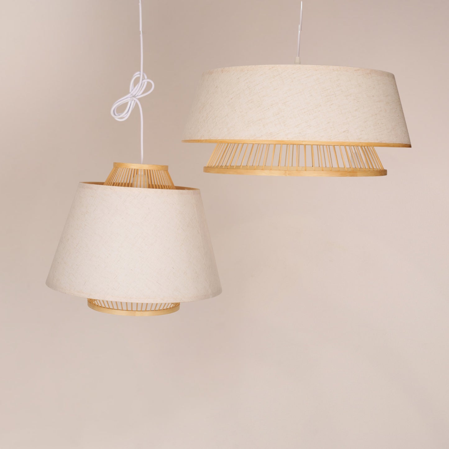 Natural Bamboo Pendant Light Shade