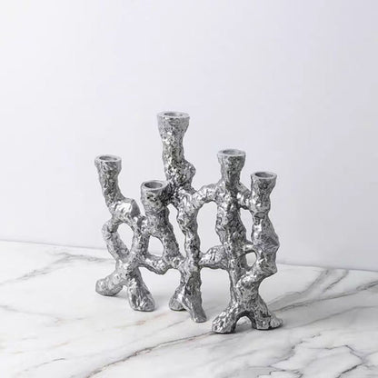 Silver Multiend Candle Holder