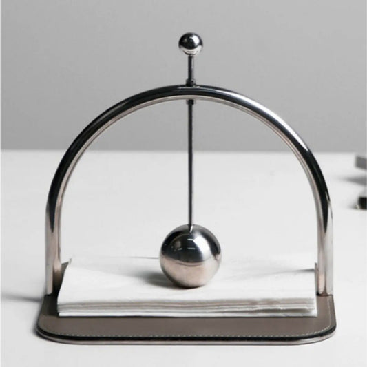 Coffee Color Leather Tissue Holder