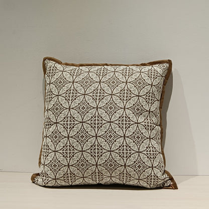 Abstract Print Cushion Cover, Backside In Plain