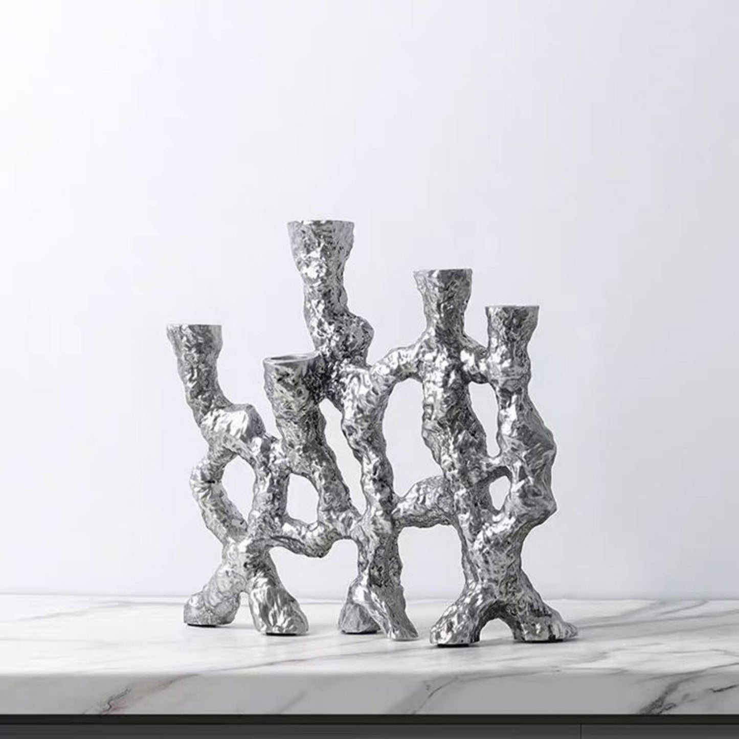 Silver Multiend Candle Holder