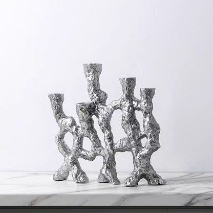 Silver Multiend Candle Holder