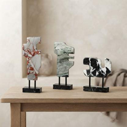 Abstract Shadow Decorative Showpiece(Red, Green, Black)