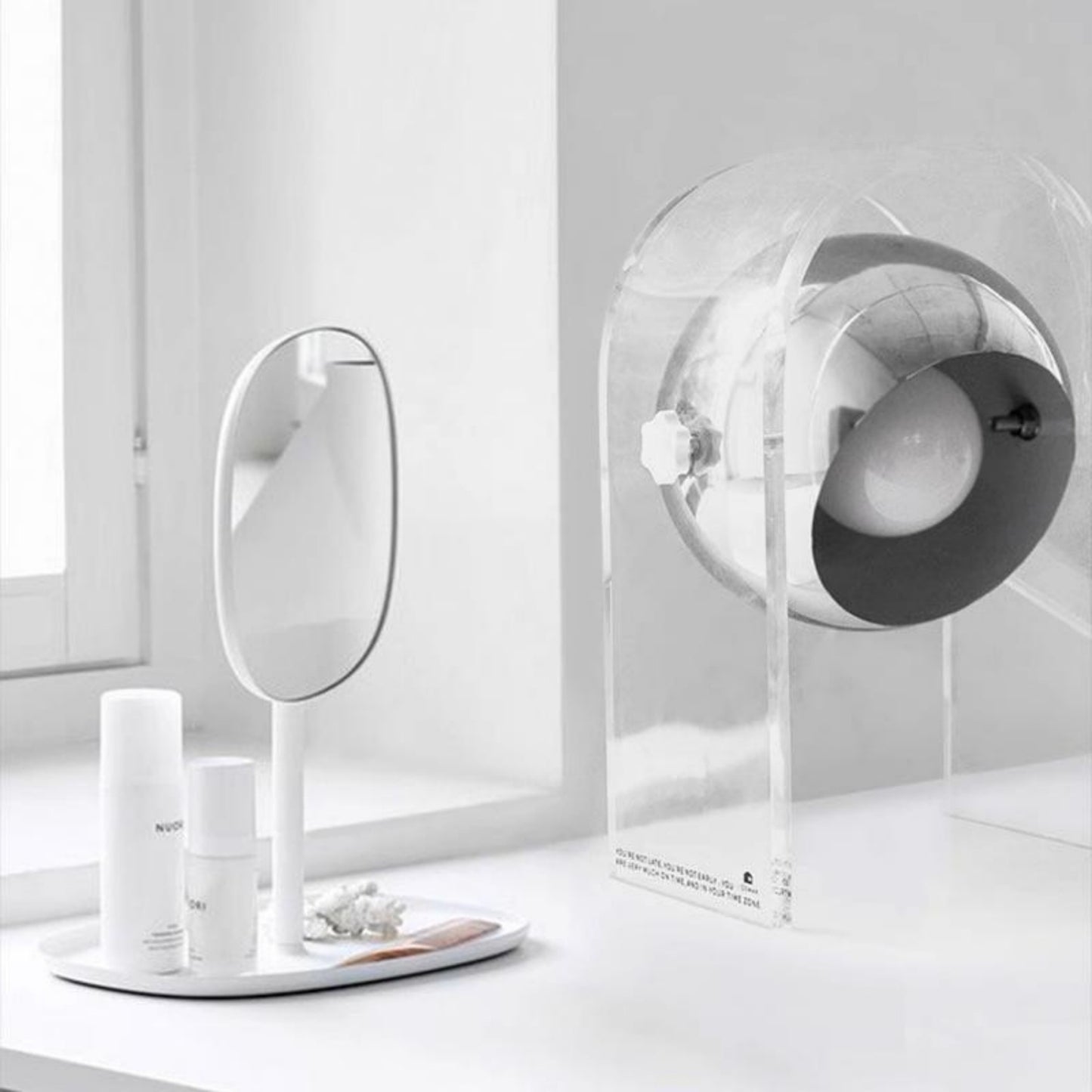 Acrylic Glass Modern Table Lamp