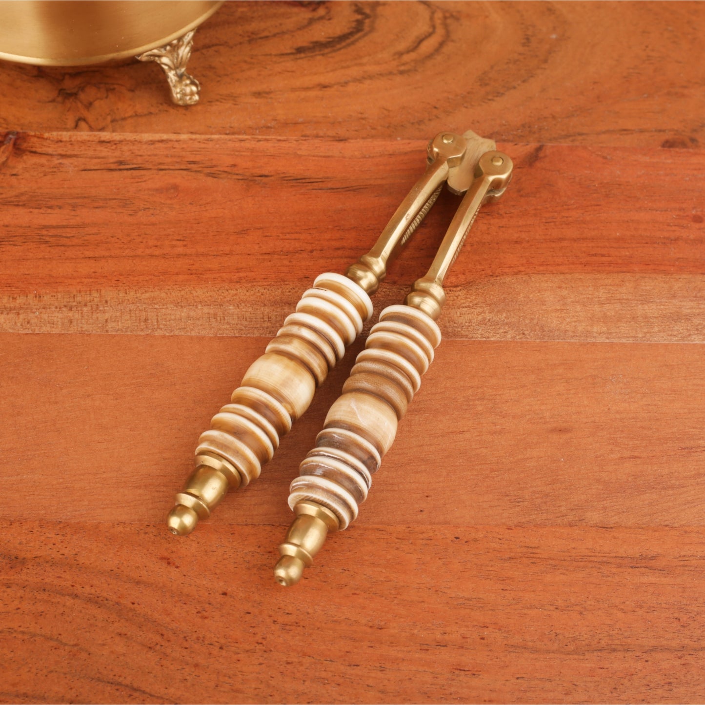Brass Finish Nut Cracker