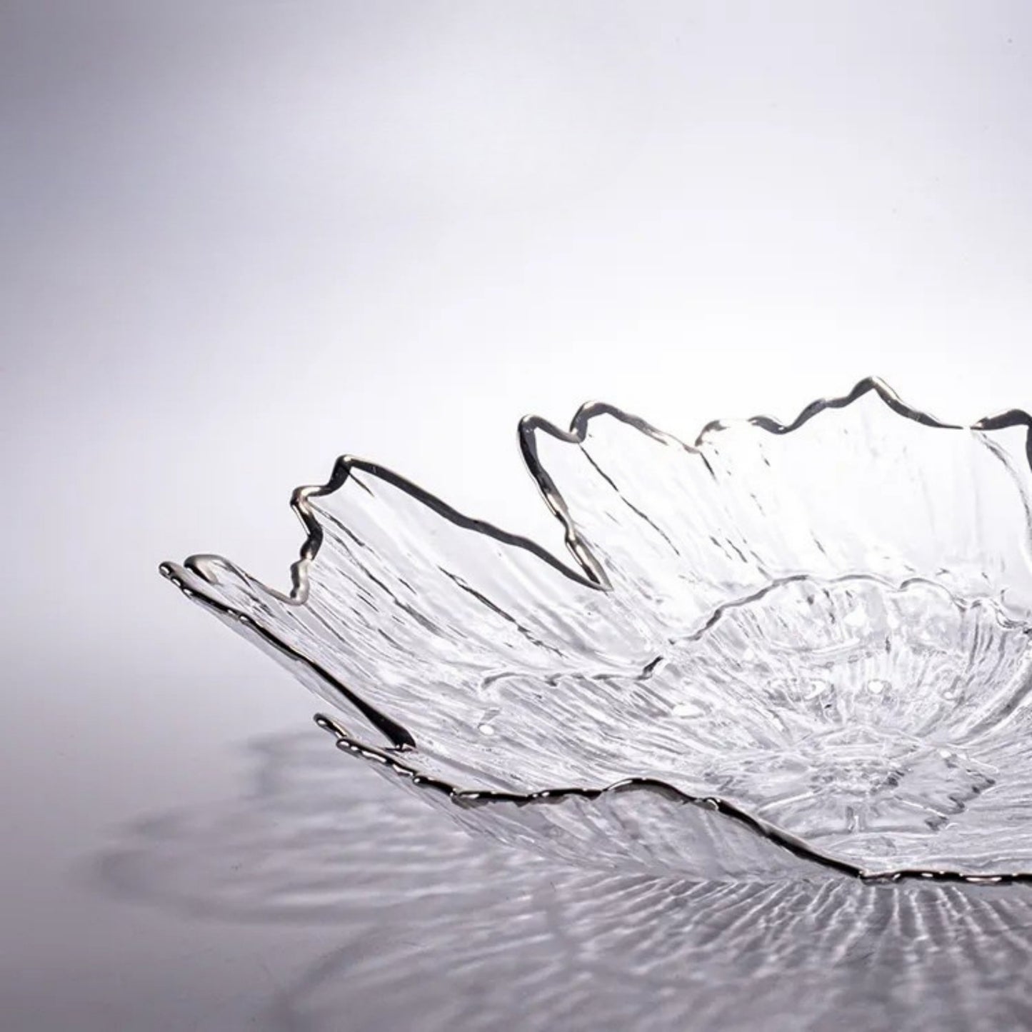 Minimalist Art Fruit Plate High-End Glass Ornament