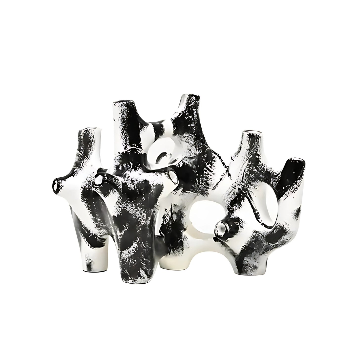 Black & White Coral Pendant