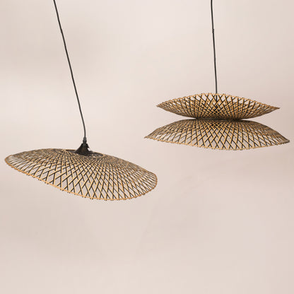 Handmade Bamboo Weaving Wicker Pendant Light