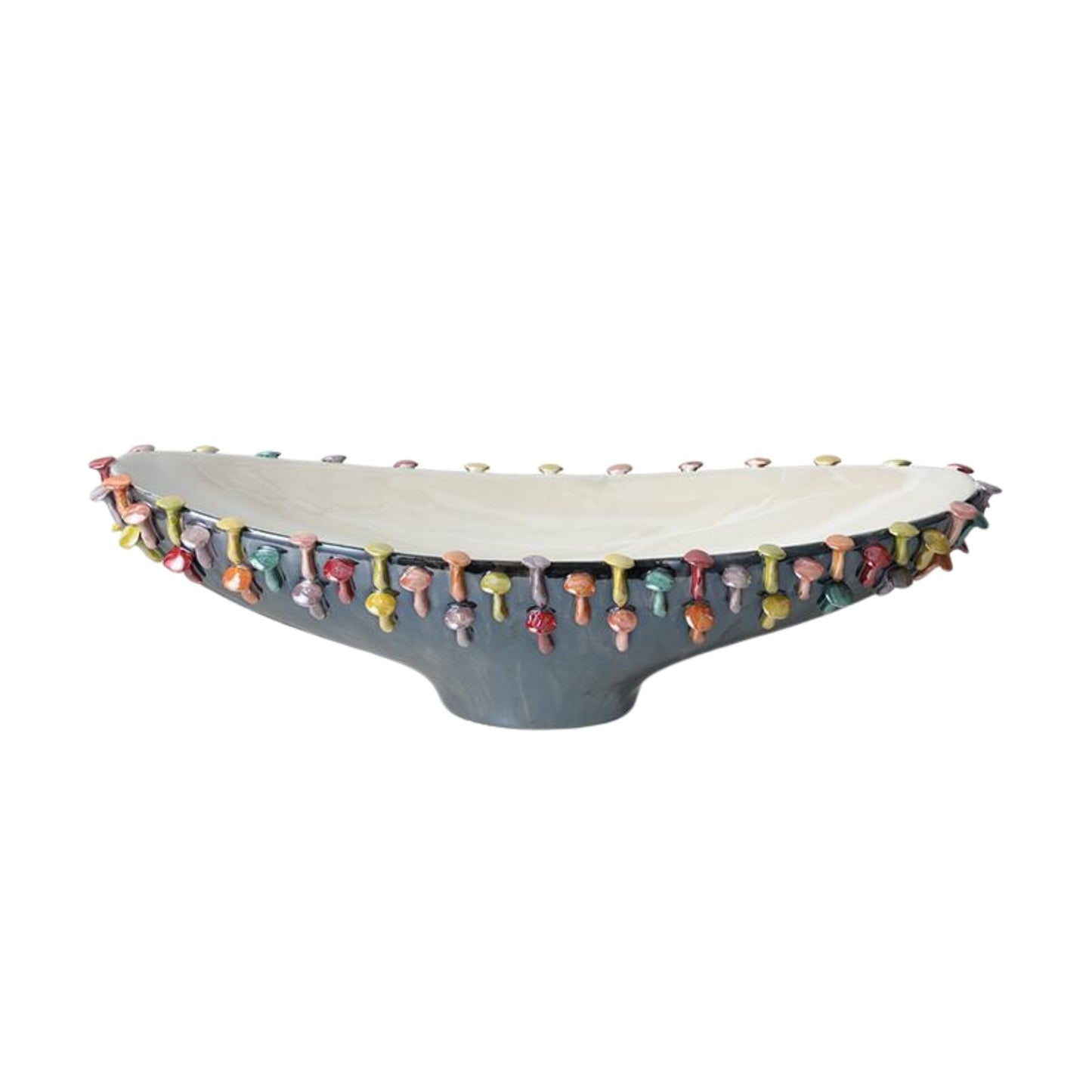 Glazed Mushroom Decorative Plate