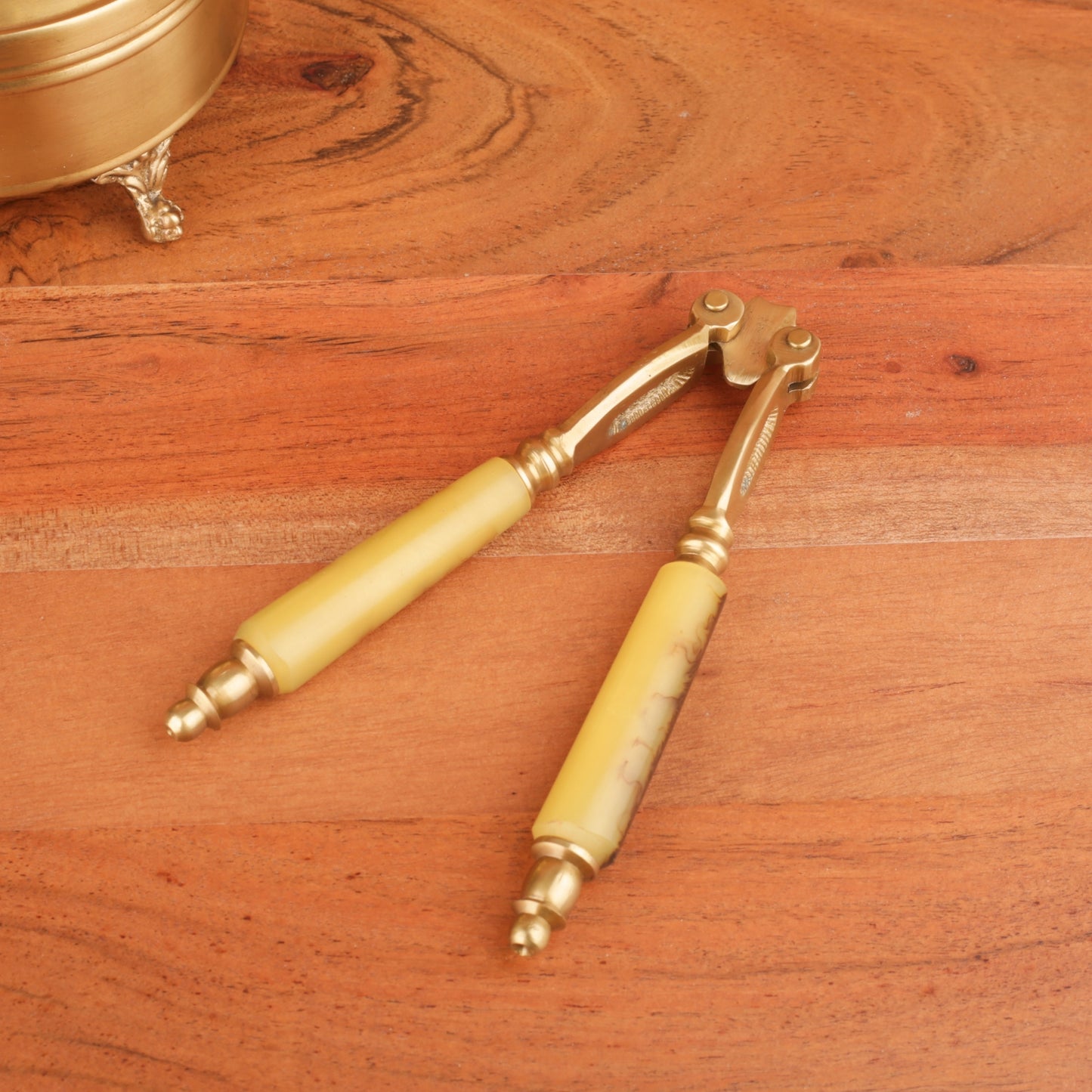 Brass Finish Nut Cracker