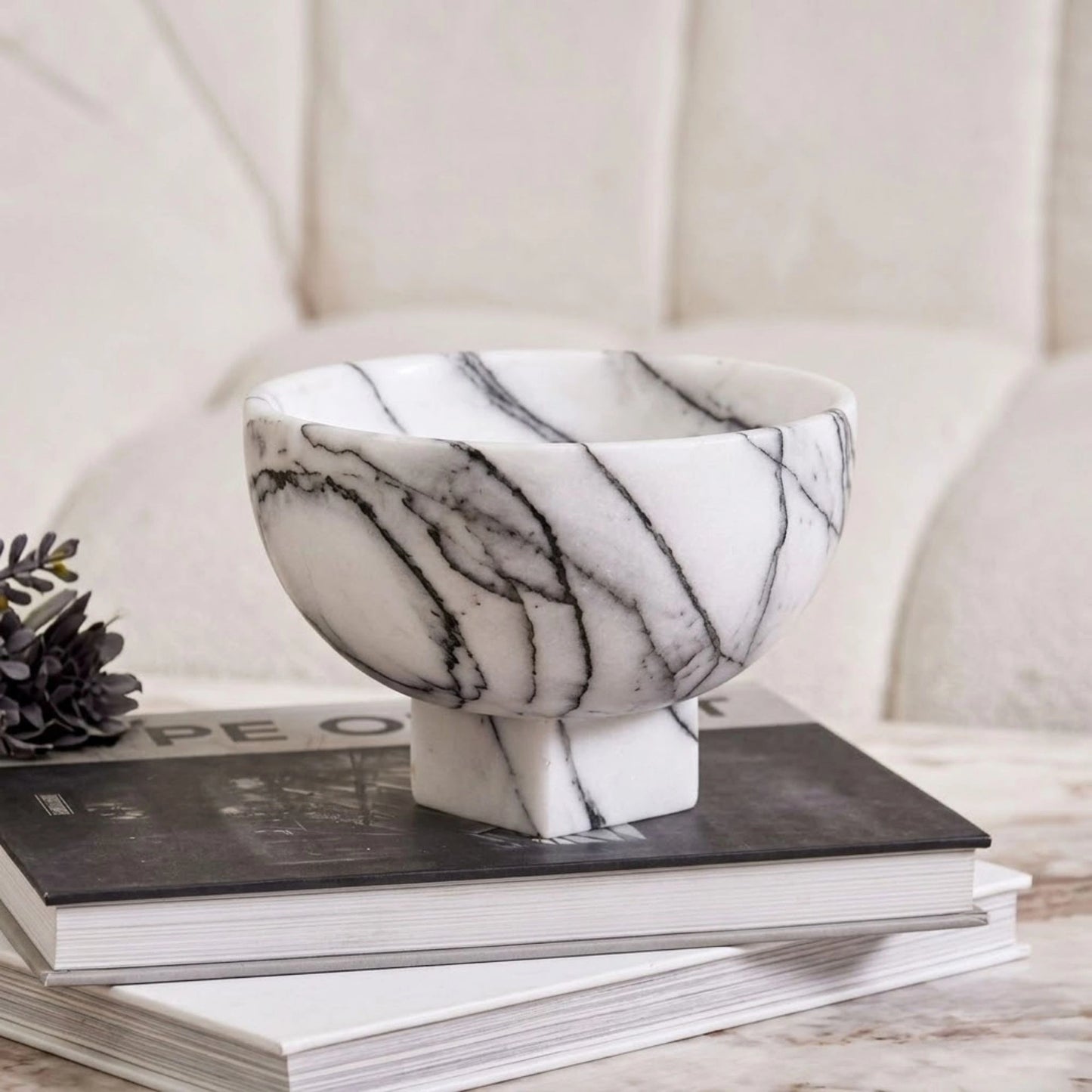 Deep Cup Shaped Decorative Bowl