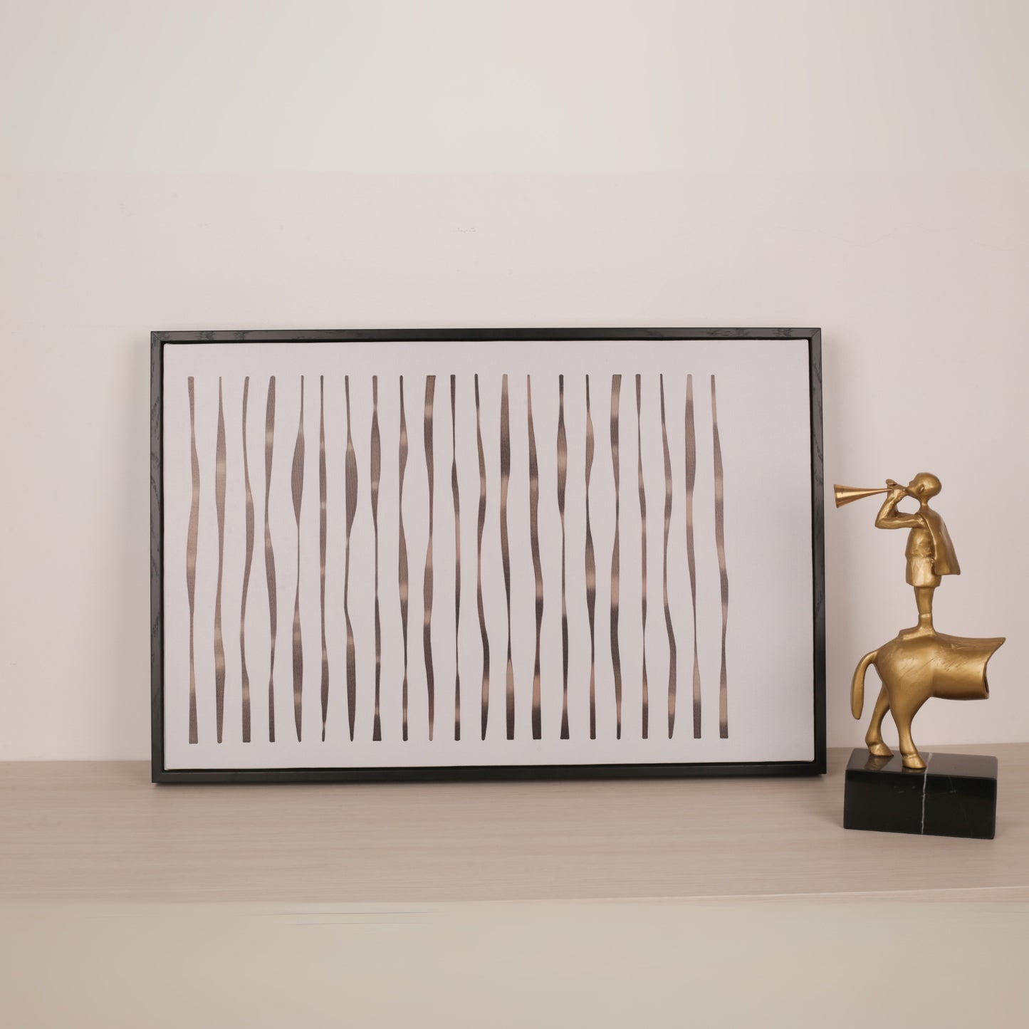 Abstract Line Design Canvas Painting