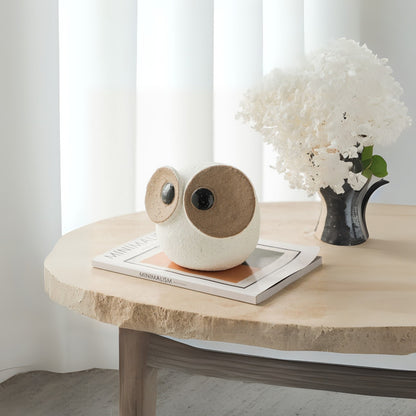 Big Eyed Owl Figurine Ornament