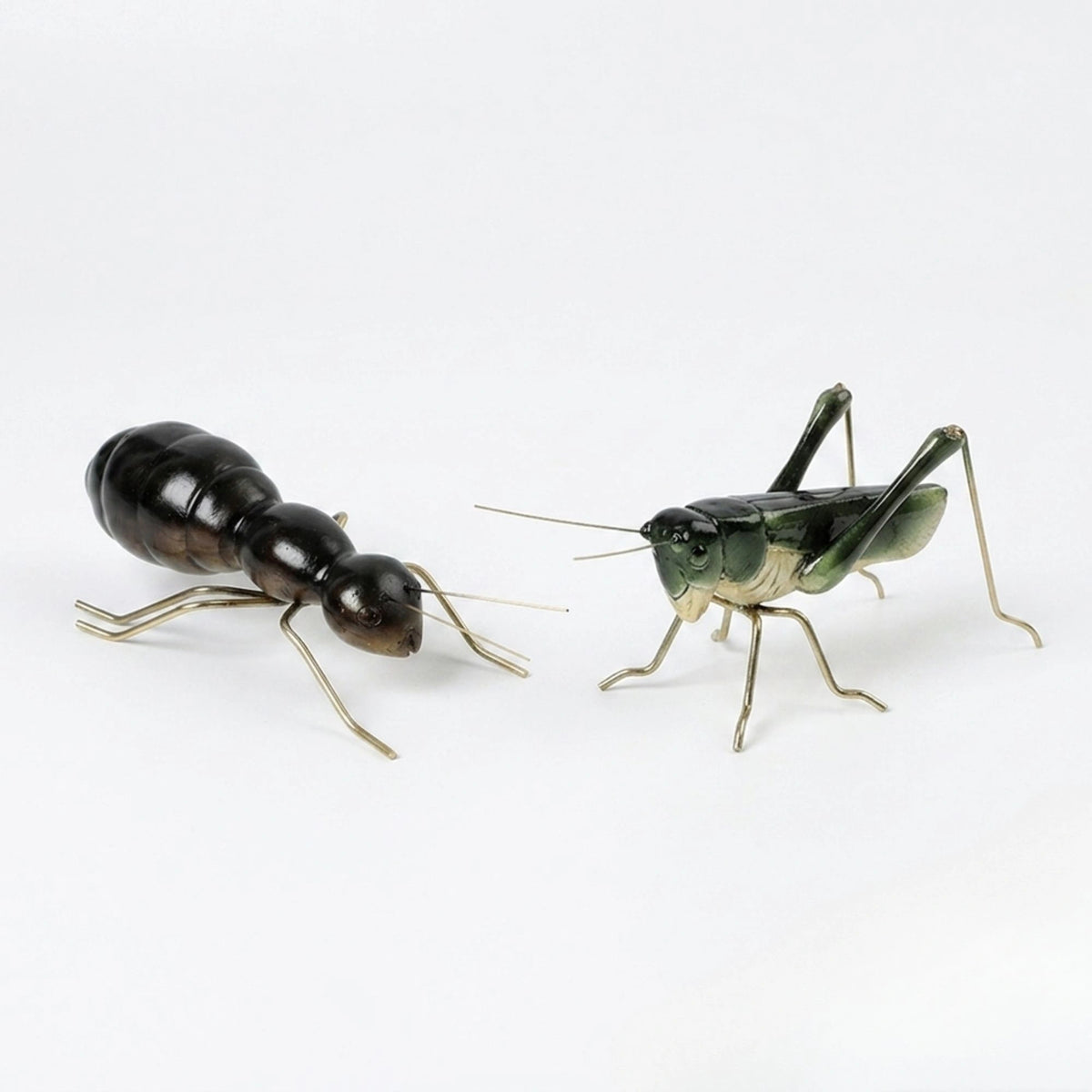 Golden-Footed Black Ant Figurine
