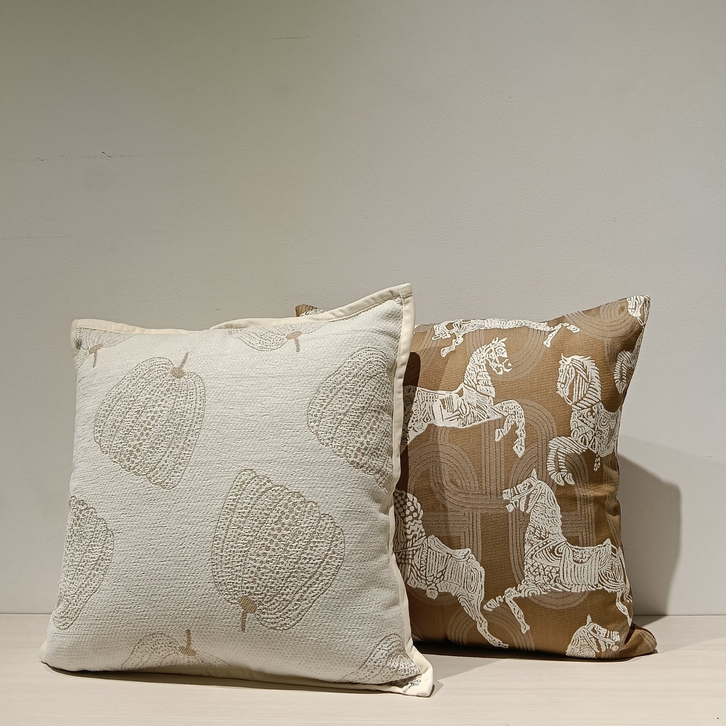 Jacquard Cushion Cover, Backside In Plain