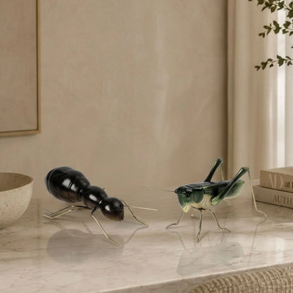 Slender-Legged Locust Decorative Figurine