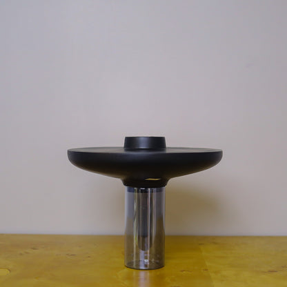 Disc Top Cylindrical Shape Vase