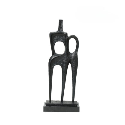 Shadow Adjoining Decorative Showpiece(Bronze, Black)
