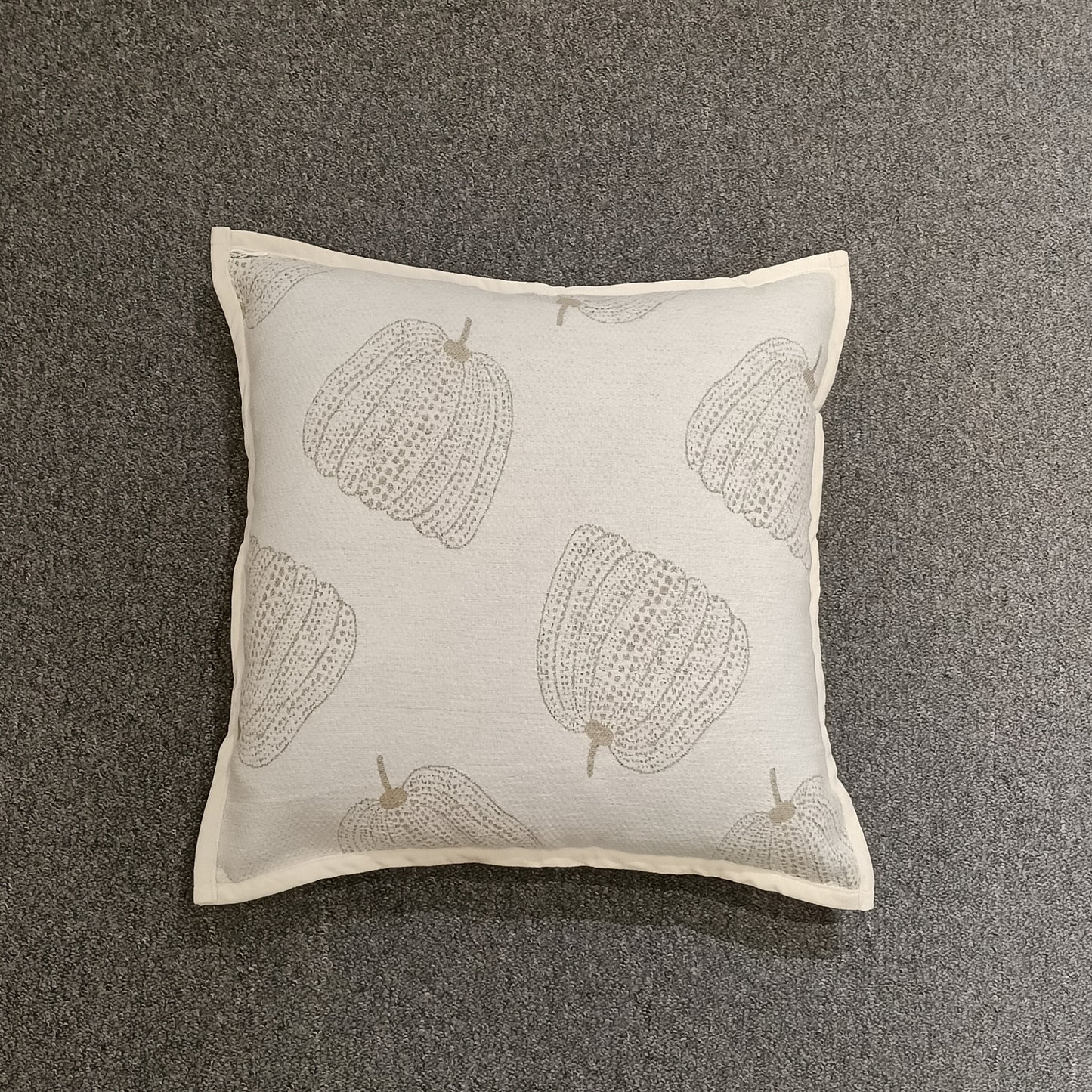 Jacquard Cushion Cover, Backside In Plain