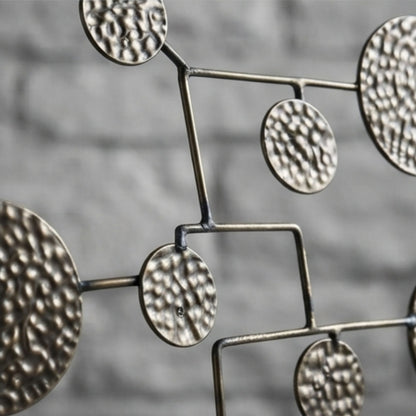 Golden Round Branch Decorative Ornament