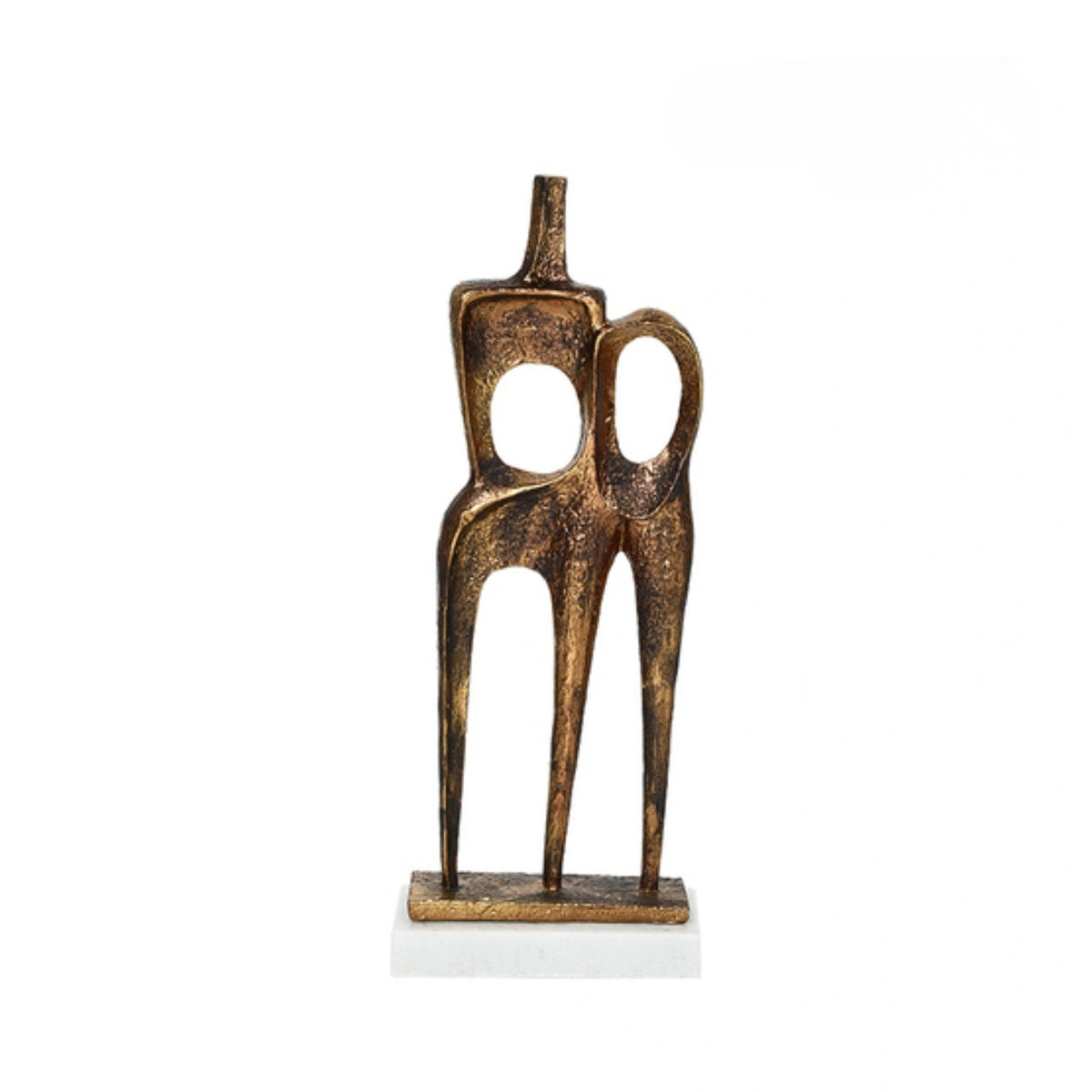 Shadow Adjoining Decorative Showpiece(Bronze, Black)