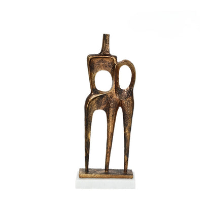 Shadow Adjoining Decorative Showpiece(Bronze, Black)