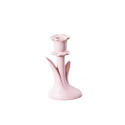 Flower Shape Color Candle Holder
