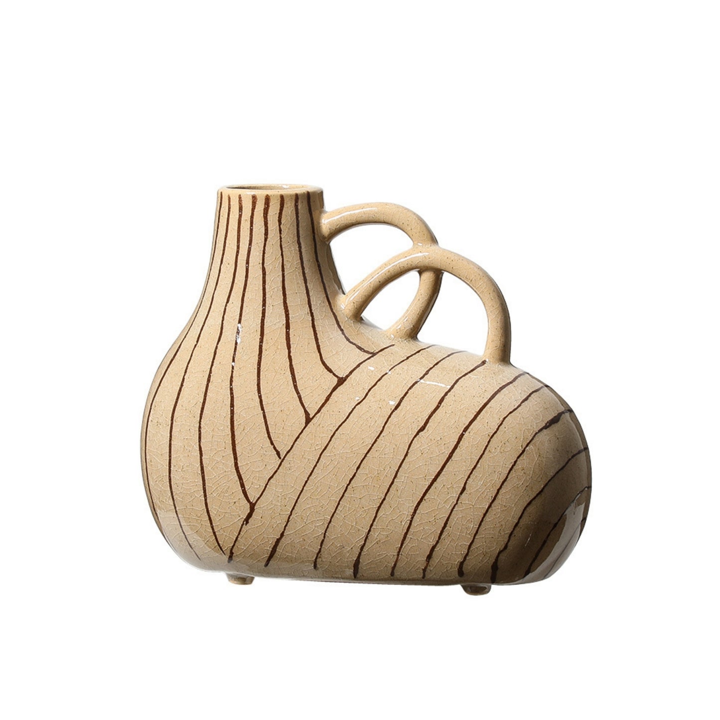 Geometric Deer Shape Flower Vase