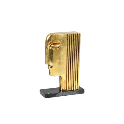 Golden Face Decorative Ornament