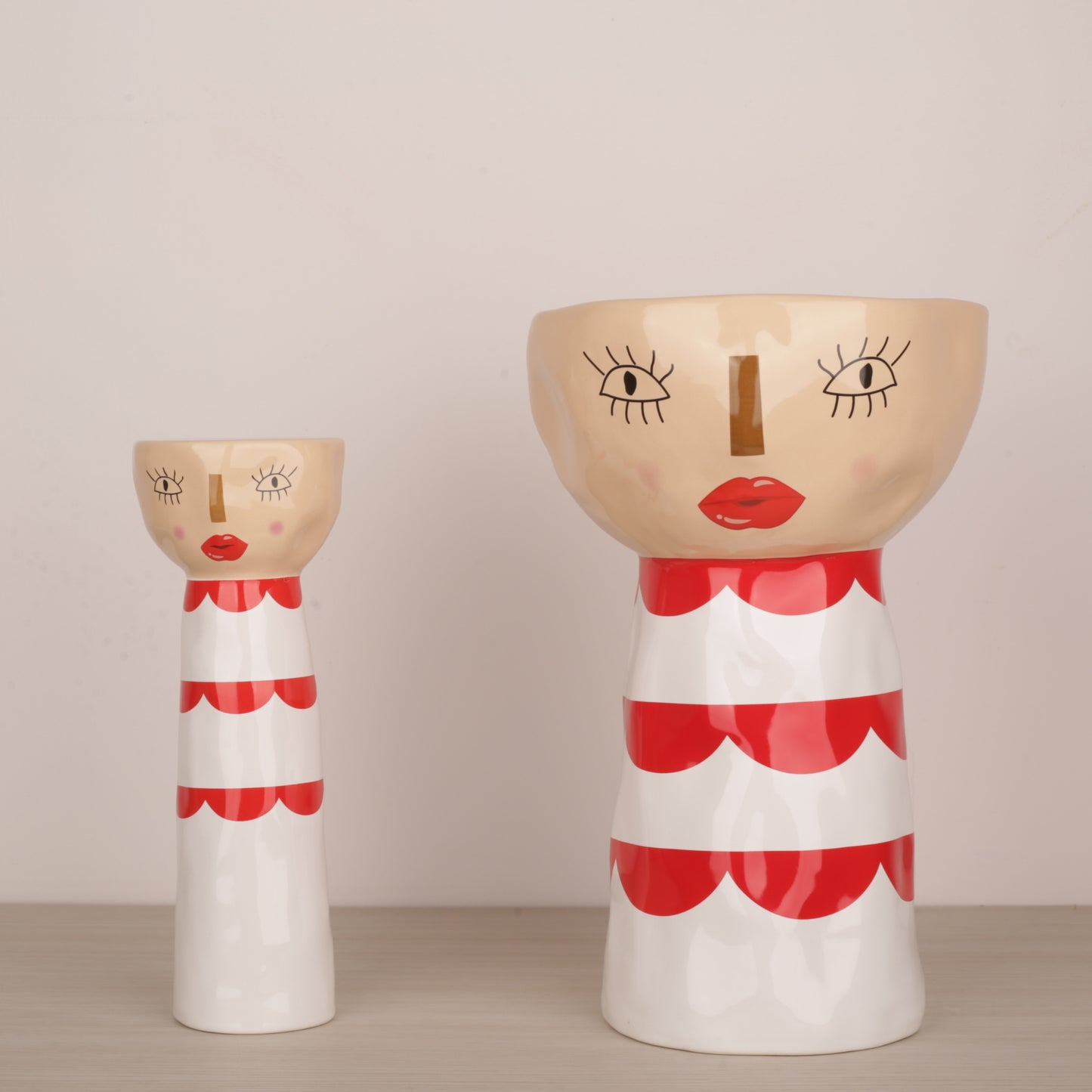 Doll Shape Open Head Decorative Bowl