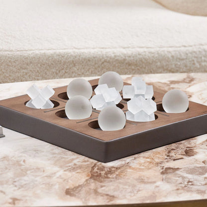 Brown Wooden Leather Top XO Games Ornament