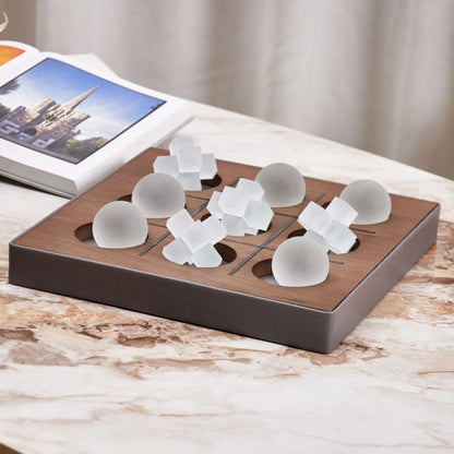 Brown Wooden Leather Top XO Games Ornament