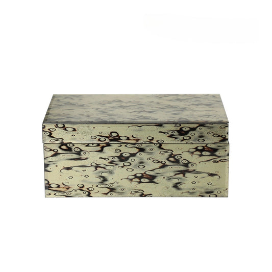 Gold-Wrapped Rectangle Storage Box