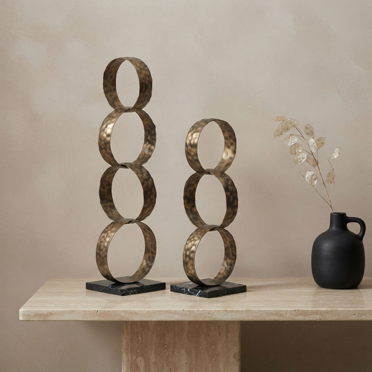 Chain Structure Decorative Tabletop Ornament