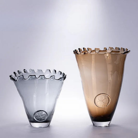 Handblown Glass Tabletop Vase
