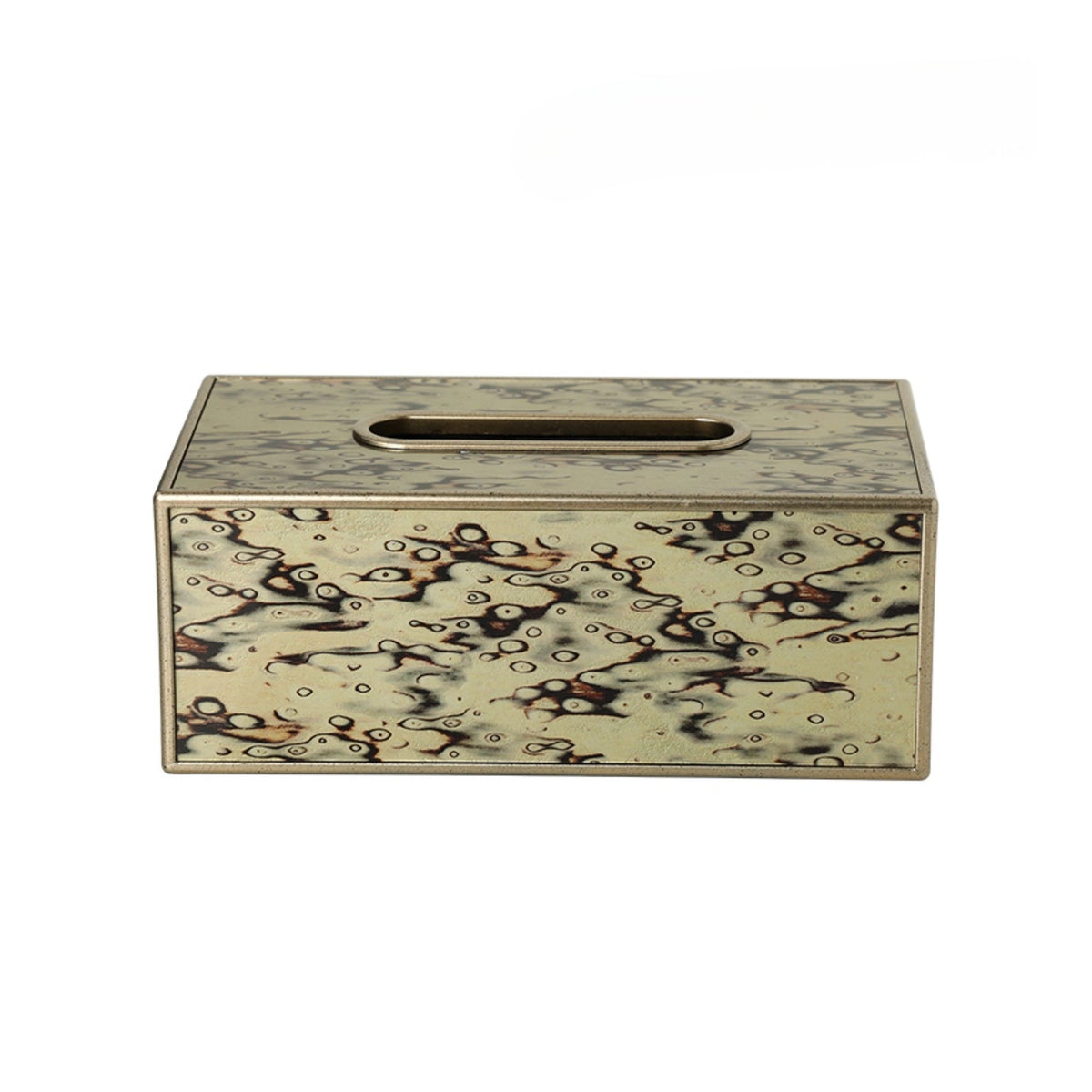 Gold-Wrapped Tissue Box